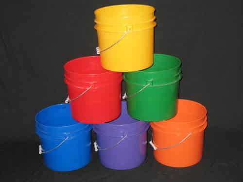 3.5 Gallon Plastic Bucket For Sale, Custom Printed Plastic Bucket
