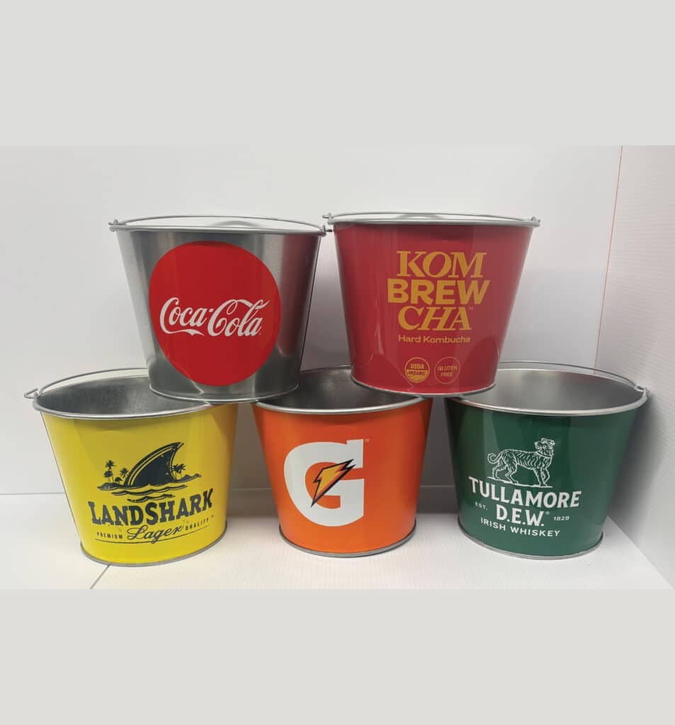 Formgraphicks 5qt Galvanized Metal Bucket - Formgraphics 5qt metal bucket